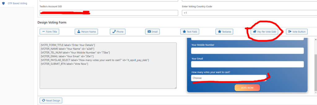 PayStack ePoll Form Design